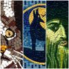 Mosaic Art Kit 7'' or 20cm Square DIY Fish_