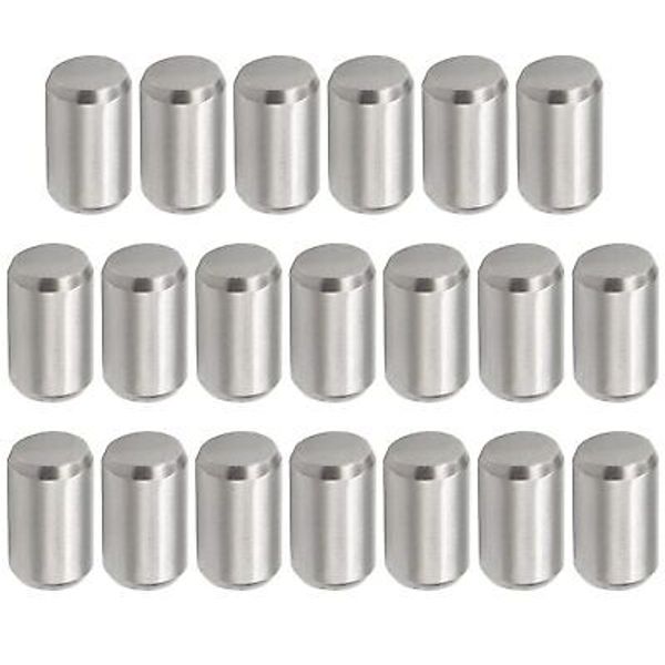 20PCS 6mm x 12mm Dowel Pins 304 Steel Shelf Support Pegs Furniture Use