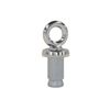 CHROME PLATED BRASS ROPE EYE W/ LAG SHIELD (PERMACAST - PI-74S)
