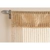 Tyrone Glam Lurex String Door Curtain Panel, Latte, 35 x 78 Inch