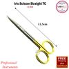 Iris Scissor TC 11.5cm Straight Dissecting Delicate Tissues Eye Suture Scissors