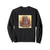 Backpack Hiking Flowers Vintage Graphic Sweatshirt