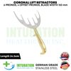 Coronal Lift Retractors 6 Sharp Prongs Breast Plastic Surgery Tools 24 x 15cm