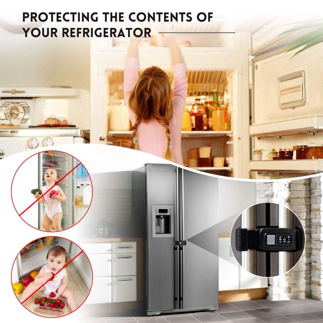 child safety refrigerator lock household refrigerator cabinet lock