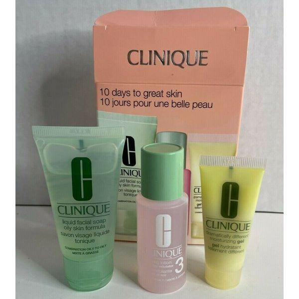 NEW❤ 3PC ❤ Clinique ❤ Days to Great Skin 3 Step in box