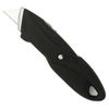 MBS Utility Knife, Retractable and Locking, One Rubber Side for Extra Grip