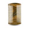 Sandalwood Beard Comb for Men - Handmade Beard & Mustache Comb - Premium Wooden Comb - Men's Comb with Fine & Wide Tooth - Small Pocket Size Wood Comb in PU Leather Case by Hunter Jack