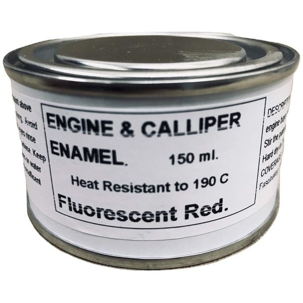 1 x 150ml Fluorescent Red Heat Resistant Brake Caliper & Engine Paint