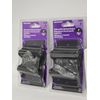 HILLMAN ADJUSTABLE SPRING HINGES 4pcs 3" MATTE BLACK METAL TOOL DOBLE ACTION