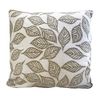 UK Care Direct Leaf Patterned cushion in Natural colours Cover ONLY
