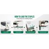 meite Pneumatic Upholstery Stapler with Long Muzzle Fine Wire Stapler MT7116LN