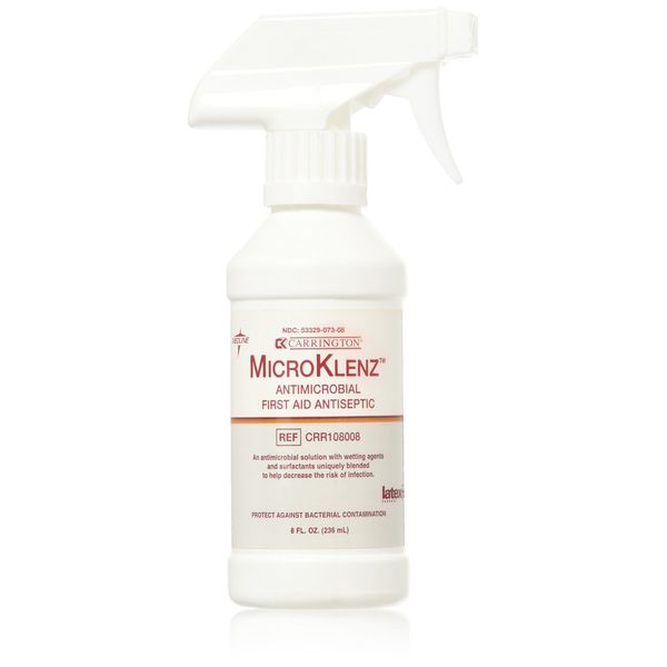 Microklenz 8 Oz Antimicrobial Wound Cleanser (CA108008) Category: Specialty Dressings Woundcare Products
