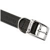 Ancol Leather Stud Collar, Black, 50-59 cm, Size 7