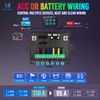 MICTUNING 6 Gang RGB Switch Panel ON/OFF Circuit Control Relay System Box Marine