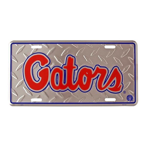 Florida Gators License Plate Tin Sign 6 x 12in