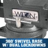 Wilton Mechanics Bench Vise, 4" Jaw Width, 4-1/2" Jaw Opening, 3-7/16" Throat (Model 744)