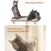 26.7In Large Cat Tree Tower Condo, Cat Scratch Posts for Indoor Cats, Big Plate,