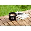 Mud Pie Secret Sauce Set, dish 3 1/2" x 9" | spoon 6", BLACK