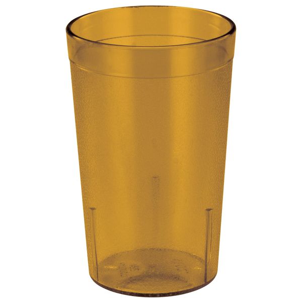 Winco Pebbled Tumblers, 9-Ounce, Amber