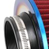 3" 76mm Inlet Cold Air Intake Cone Replacement Quality Dry Air Filter Red