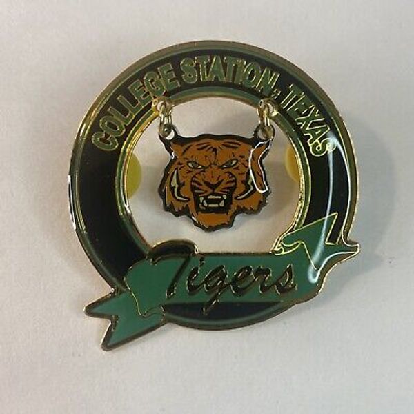 College Station Texas Tigers Fastpitch Softball Collectible Trading Lapel Pin