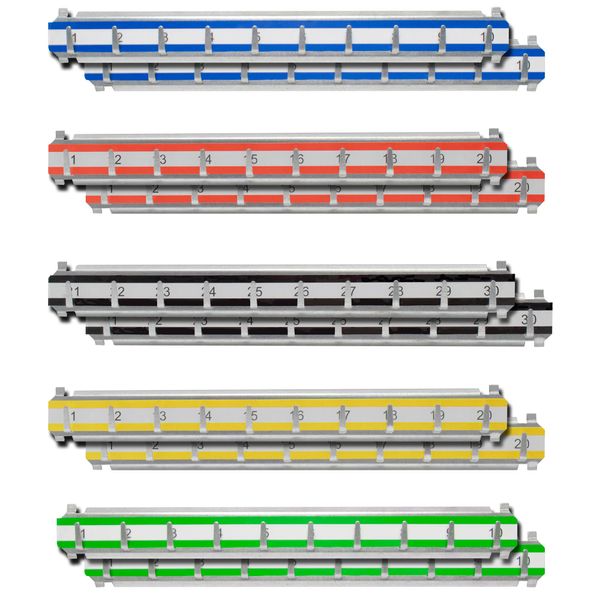 Barska Labeled Key Shelves with 401-500 Numbered Hooks for Key Cabinets