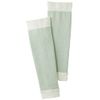 Skin Side Silk Sleep Calf Supporter, 2 Pieces, Pale Green