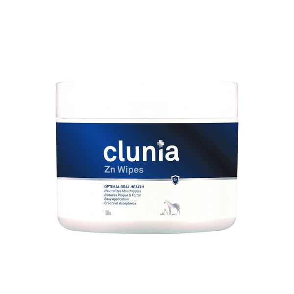 Clunia ZN Wipes (100 Wipes) for Dogs