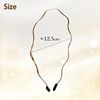 Herbeluemily Headband with Wave, Thin Gold, Simple, Ruffed, Gold