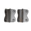 Hoosier Cabinet Hinge Nickel Plated Brass For Lower Door - Pair