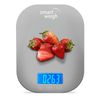 Smart Weigh Small Gray Food Scales for Kitchen