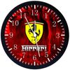 Super Car Ferrari Black Frame Wall Clock W442