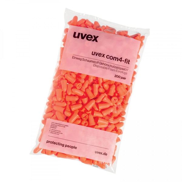Uvex 2112006 Com4-Fit, Refill 200, Lime/Beige, M