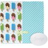 YouCustomizeIt Personalized Popsicles and Polka Dots Washcloth