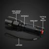 990000LM Adjustable Focus LED Flashlight Torch Light 26650 Zoom 3 Modes Lights