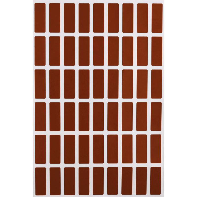 Royal Green Rectangular Labels for folders (25mmx10mm) - Brown Pricing ...