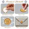 20pcs Wax Seal Stickers Gold Letter B
