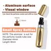 6PCS Mini Refillable Travel Portable Perfume Atomizer Bottle Spray Pump Case