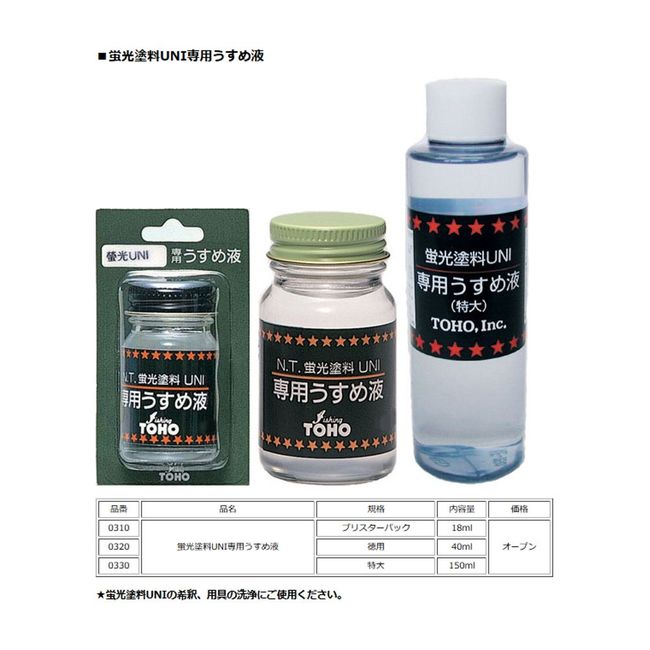 東邦 Industrial Fluorescent Paint For Dedicated usume Fluid (BP)