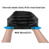 2PCS Silky Wave Caps for Men Waves, Good Compression Caps Over Durags for 360 540 720 Waves, Large Size Caps Suitable for Big Skull & Adults Braids, Ideal Gifts for Christmas (Black)