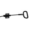 2 Pieces Recliner Release Cable Replacement D-Ring Pull Handle, Exposed Length 4.75" with S Tip
