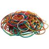 fiXte Rubber Bands Strong Stretchy Elastic Assorted Colours and Sizes Home School Office Work 64g