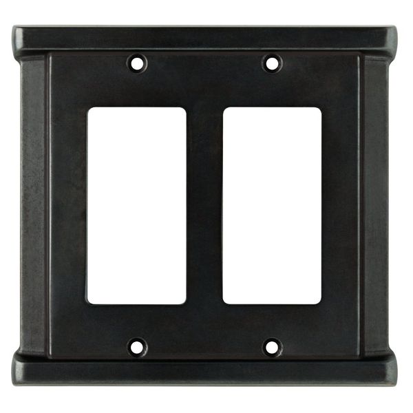 Franklin Brass Landen Double Decorator Wall Plate, Packaging may Vary