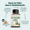 Multivitamin for Men - Daily Mens Multivitamins & Multiminerals Supplement for Energy, Focus and Performance. Mens Vitamins A, C, D, E & B12, Zinc, Calcium, Magnesium & More. Multi Vitamin Capsules