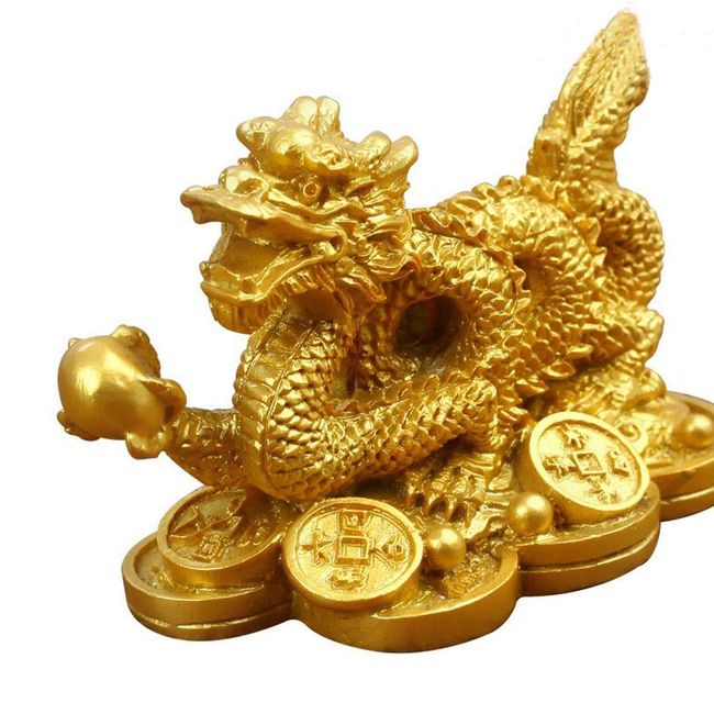 Dragon Figurine, Feng Shui, Five Claws, Chinese Long, Prosperous Business, Money Luck Up, Feng Shui Goods, Good Luck Goods, Good Luck Figurine