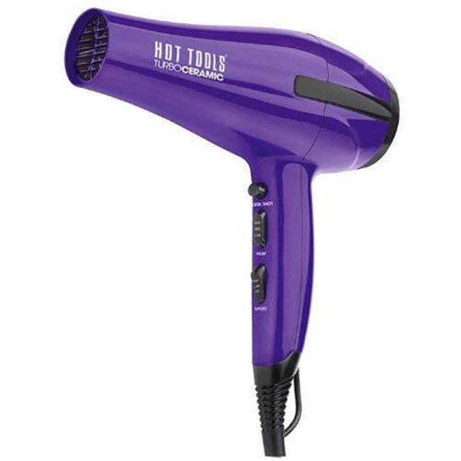 Hot Tools Professional Turbo Ceramic Ionic Hair Blow Dryer Purple HT7007CRM 1875