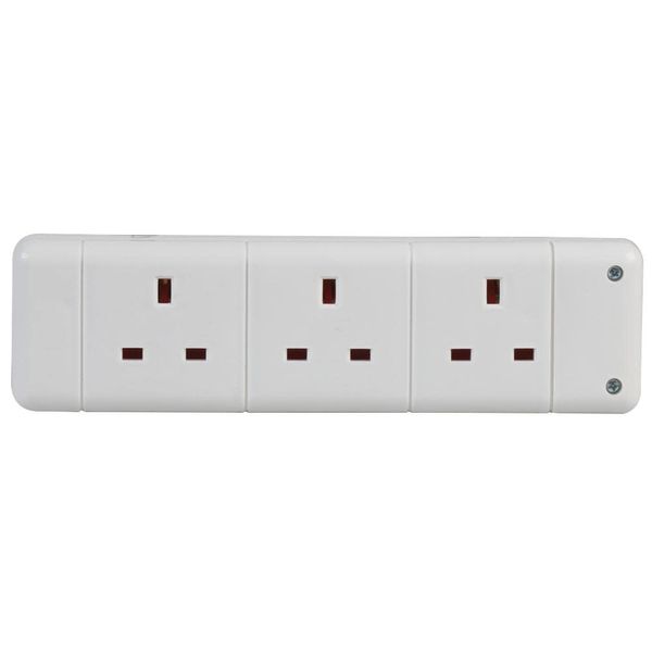 Extension Socket 3 Gang, Power Outlet Strips Electrical, Qty X 1