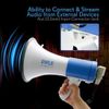 Pyle 50W Megaphone Record & Rechargeable Battery iPod/MP3 Input PMP59IR