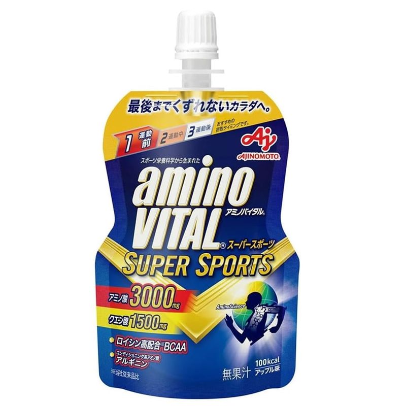 Ajinomoto Amino Vital Jelly, Drink, Super Sports, SUPERSPORTS 3.5 oz (100 g), Amino Acid Jelly, N...