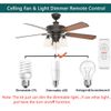 Ceiling Fan & Light Dimmer Remote Control Kit  Fan Timing Speed & Dimmer